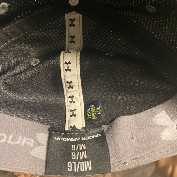 Under Armor Men’s Gray/Black Hats Size Medium/Large - Picture 8 of 12